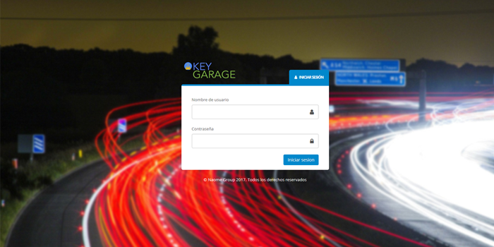 Portal de usuarios KeyGarage